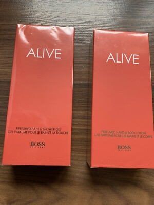 Hugo Boss Alive Bath & Shower Gel 200ml sowie Hand & Body Lotion 200ml NEU!