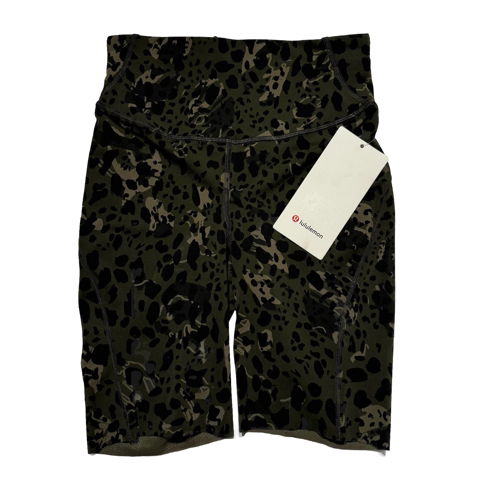 Lululemon Base Pace High Rise Short 8" Style: LW7BTQS Green Camo