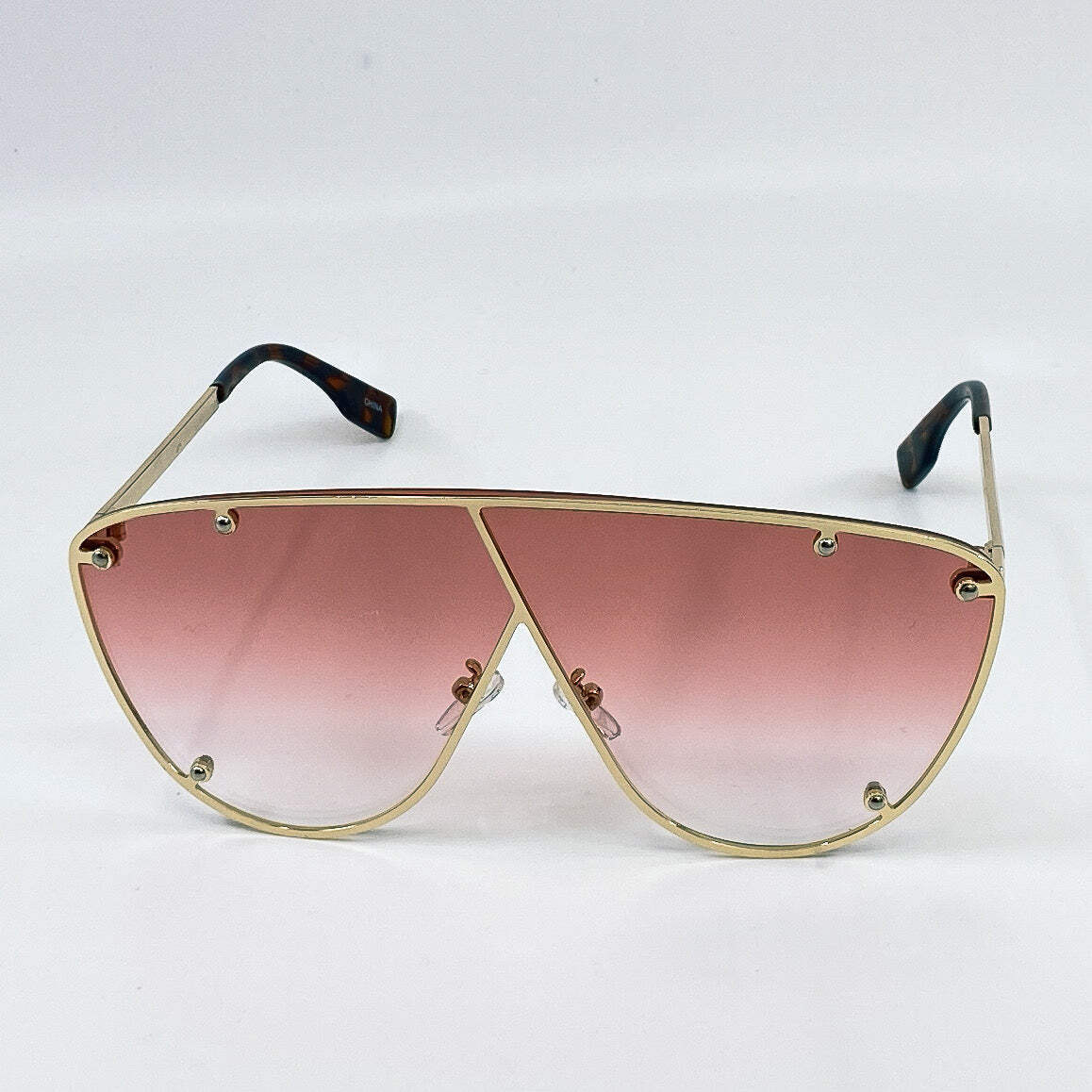 Double Trouble Shield Aviator Sunglasses