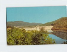 Postcard Great Bluestone Dam West Virginia USA