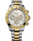 NEW Genuine HUGO BOSS Ikon Chronograph 46mm Stainless Steel Gold Watch 1512960