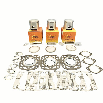 68mm +.25mm SPI Pistons Top End Gaskets 1990-1992 Polaris RXL SKS Triple
