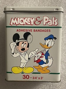 Mickey & Pals Adhesive Bandages Tin
