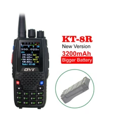 QYT Quad Band handheld KT-8R 4band 3200mAh Bigger Battery outdoor  Radio KT8R