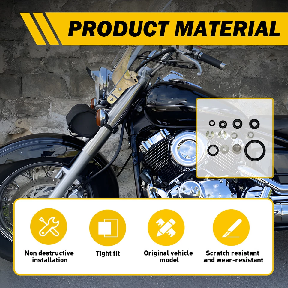 FITS Yamaha XVS1100 1999-2007 V-Star 1100 XVS Carburetor Repair Diaphragm Kit - Image 4 of 4