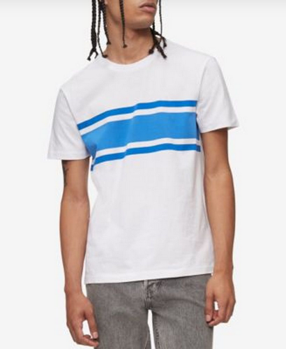$39.50 Calvin Klein Men's Chest Stripe T-Shirt Cotton White, size XXL - Bild 4 von 4