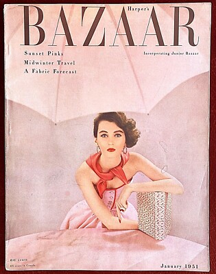 Harper's Bazaar Magazine ~ January 1951 ~ Dovima Avedon Louise