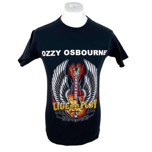 Ozzy Osbourne T Shirt Small Black Rock N Roll Tee Metal Graphic Band