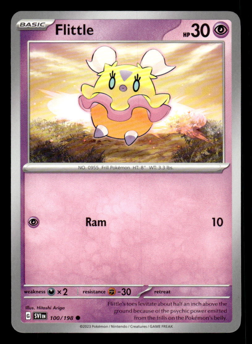 Pokemon TCG Scarlet and Violet Flittle # 100 Base Set Common | eBay