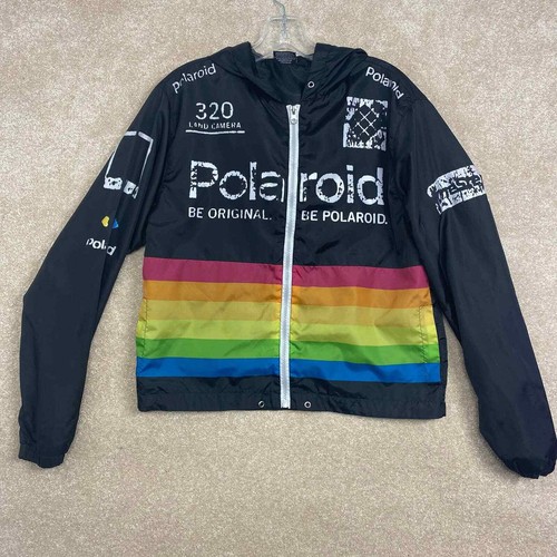 Unisex Polaroid Windbreaker Jacket Size 
