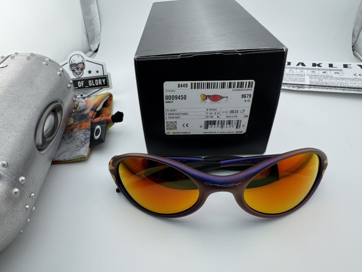 OAKLEY BRAIN DEAD EYE JACKET MOONSCAPE BRAIN DEAD FLAMES