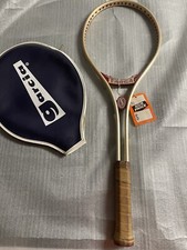 Vintage NEW UNSTRUNG metal Spalding Targa Tennis Racket 4 1/2  Light Garcia cov