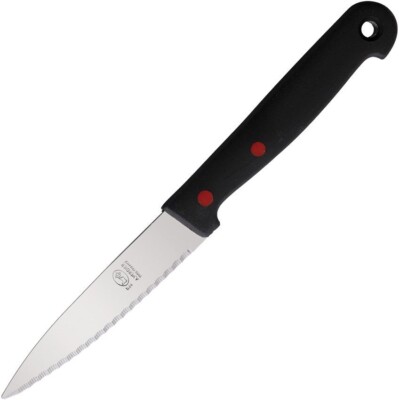 Andre Verdier Kitchen Paring Knife 3.5'' Serrated Stainless Blade ABS Handle RR