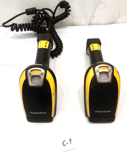 LOT FO 2 DATALOGIC POWERSCAN PD9130 HANDHELD BARCODE SCANNER SAME AS PICTURES