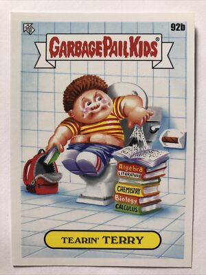 Garbage Pail Kids 2022 Topps Stickerbuch Worms Tearin  Terry 92b