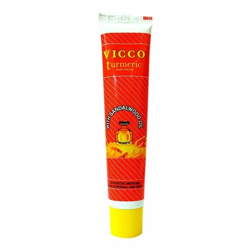 Vicco Turmeric Skin Cream Fairness for Scars, Acne, Pimples, Burns 15g - Picture 3 of 12