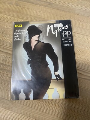 Pretty polly tights, colour sunblush, size medium 2