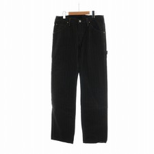 M47 IRON HEART 12oz Wabash Denim Straight Pants Painter Zip Fly Stripe 211