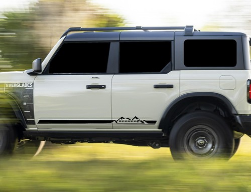Sticker Kit For Ford Bronco Side Door Vinyl Graphics Bronco SUV - Foto 3 di 3