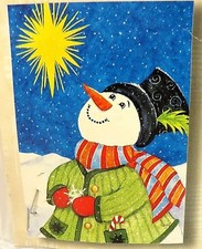 CHRISTMAS SNOWMAN INSPIRATIONAL DECORATIVE FLAG