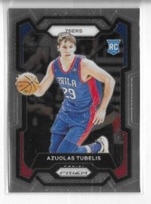 AZUOLAS TUBELIS RC 2023-24 Panini Prizm Base #283 ROOKIE NBA 76ers