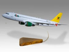 Airbus A320 Long-Range Twin-Engine LTE Desk Wood Airplane Model Large 1/100