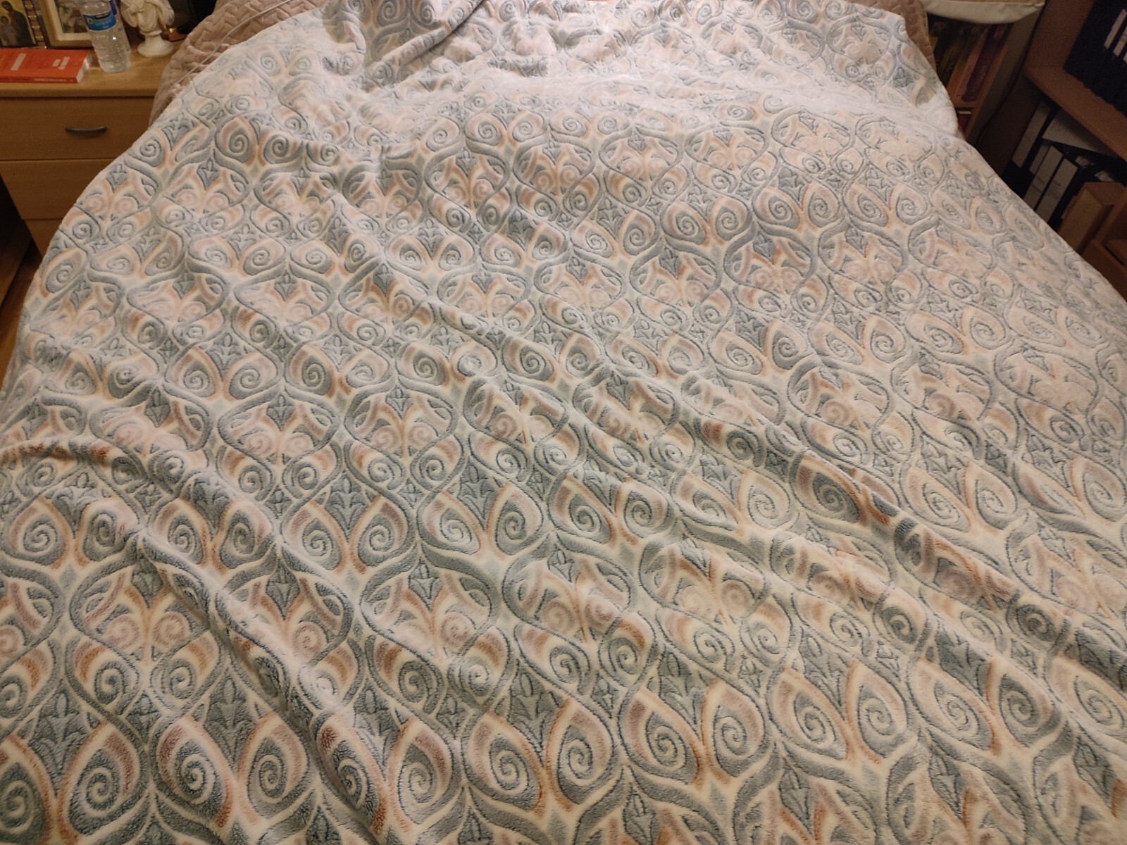 QVC COZEE Home 4 Piece Bedding Duvet Set King Size velvet Soft eBay