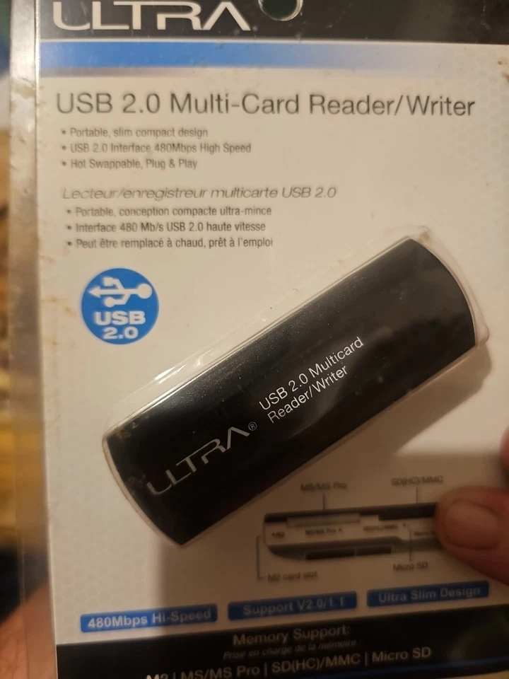 USB 2.0 Multi-Card Reader Writer SD SDHC Micro SD MS PRO DUO M2 MMC Windows MAC - Image 4 of 4