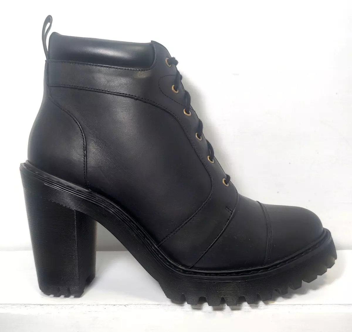 Dr. Martens Averil Ankle Heel Boot Sz 11 Insanely Beautiful Hip, Punk, Stylish!