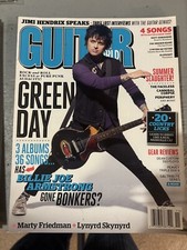 Guitar World  Magazine November 2012 Green Day Billie Joe Armstrong The Faceless