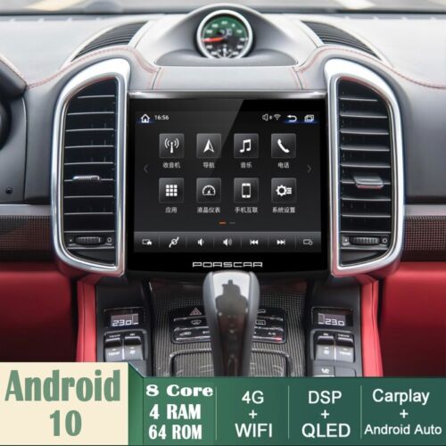 Car Android Gps Navigation Wifi 8.4" For Porsche Cayenne Pcm3.1/4.0 10~17 4+64 - Picture 1 of 9