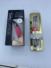 Lot Of 2 Cosmetics-1 ECOTOOLS Makeup Brush - (2)Eye Brushes-1 Gel Polish Removal