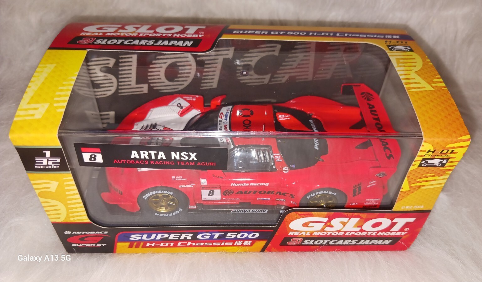 132 Scale GSLOT ARTA NSX Honda Racing Super GT500 H01 Chassis Slot