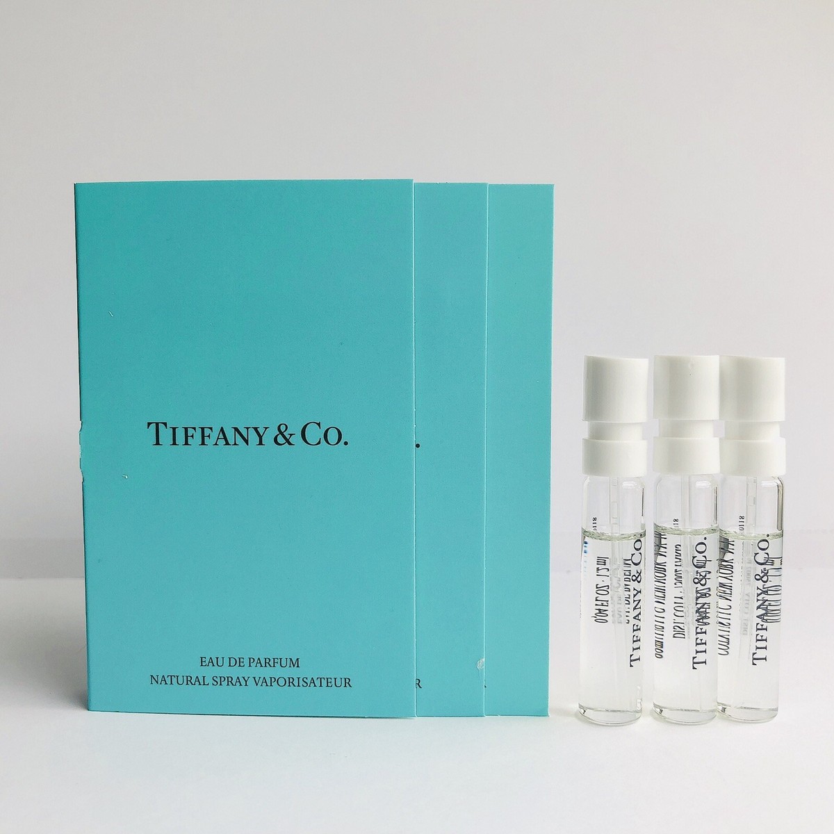 Tiffany Eau de Parfum ボックス付き 3 x Tiffany & Co. Eau de Parfum EDP Spray Sample 1.2ml each