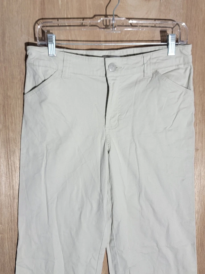 circo girls khakis pants size 16 straight adjustable waist flat front beige - Image 4 of 4