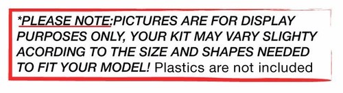 Motocross Graphics Kit for Honda CRF250X (2004 2005- 2017) Woody Series - Red - Picture 4 of 4
