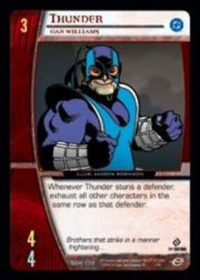VS System: Thunder, Gan Williams - Foil [Played] VS: DC Origins TCG CCG Classic