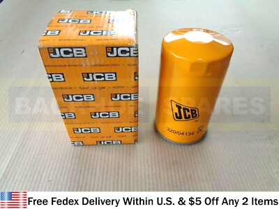 JCB PARTS- GENUINE JCB ENGINE OIL FILTER (PART# 320/04134 320/04133 320/B4420)