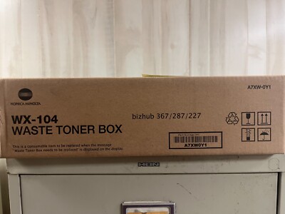 New Genuine Konica Minolta WX-104 Waste Toner Box Konica Minolta Bizhub 227 287