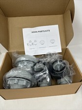 Kit de tanque de stock para piezas de piscina 2 válvulas de émbolo boquilla de 1 entrada colador de 1 salida nuevo