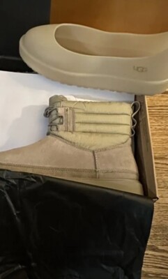 UGG Men's Classic Mini Lace-Up Cold Weather Boots Authentic with Original Box