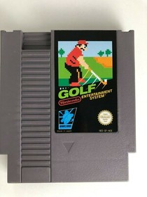Golf (pal) Schrift Gr&uuml;n NES Nintendo NESgo Anleitung  Multimedia-Point-Geisweid