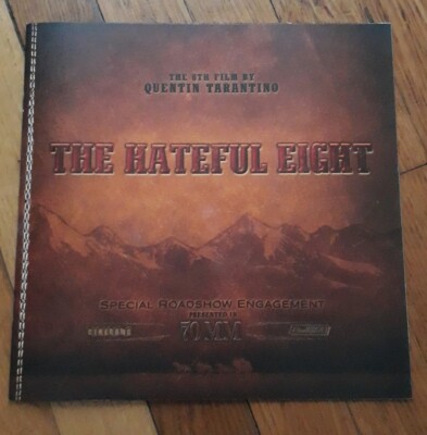 THE HATEFUL EIGHT Special 70MM Roadshow Program Book