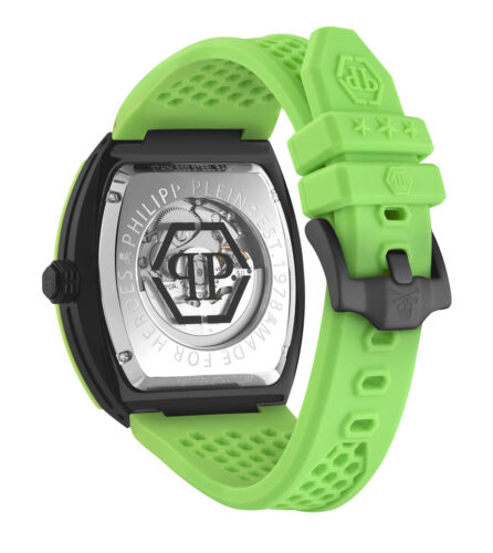 Philipp Plein PWBAA2324 THE $KELETON HYPER $PORT Automatik grün Herren Uhr NEU - Bild 3 von 10