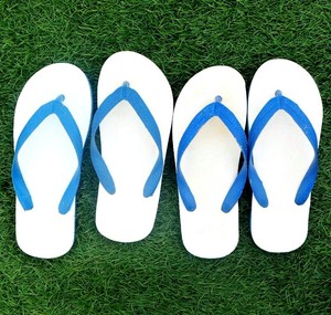 sky blue flip flops