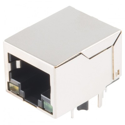 Stecker Buchse 1 Port Poe Gigabit RJ45 Magjack 8 Pin UK Versand Neu (B21)