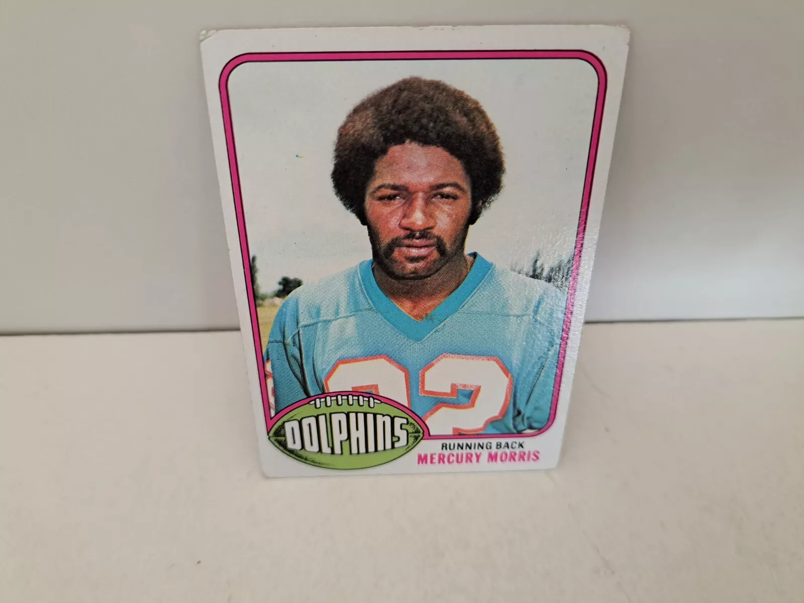 Mercury Morris trading card