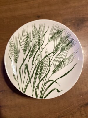 Homer Laughlin Green WHEAT AMERICANA Dinner Plate - 9 1/4''