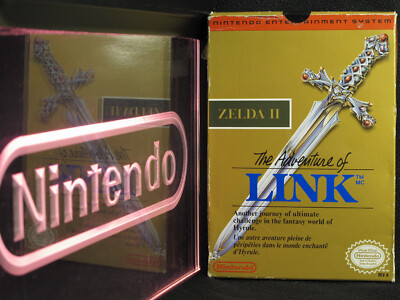 Nintendo NES Zelda II Late Canadian Version New in Box Factory