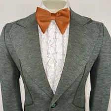 Vintage 60s 70s Jacket Tuxedo Suit Leisure Coat Playboy Smoking Small Mens 38